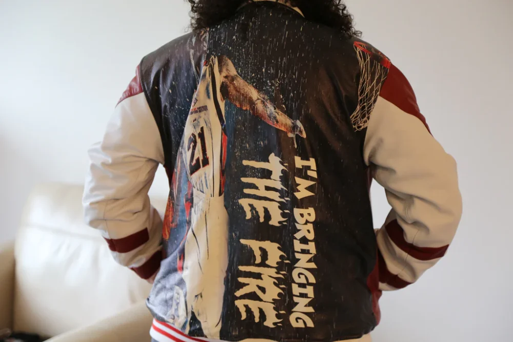 BE THE GOAT LEATHER JACKET - Image 2