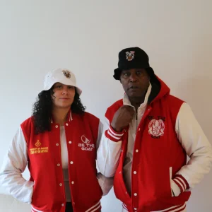 Baller Wool/Leather Jackets with Hood