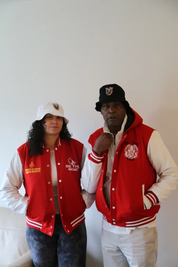 Baller Wool/Leather Jackets with Hood