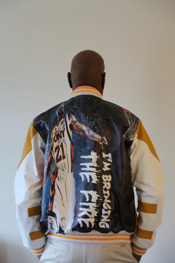 BE THE GOAT LEATHER JACKET - Image 2