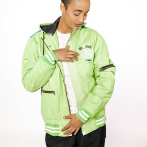 BE THE GOAT/ NOBODY MOVES LEATHER JACKET