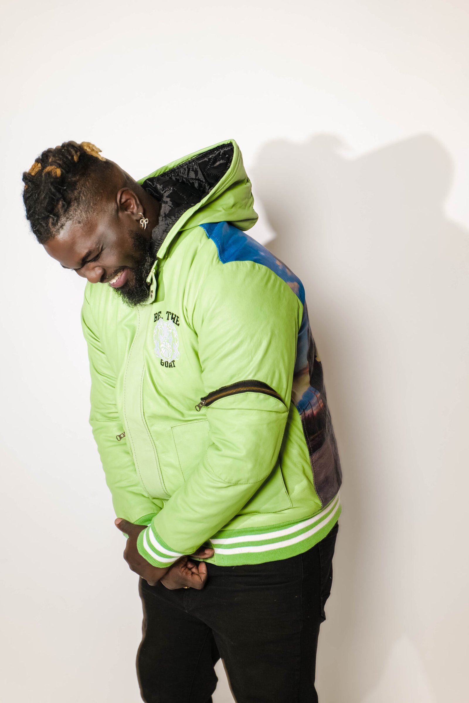 BE THE GOAT/ NOBODY MOVES LEATHER JACKET - Image 9