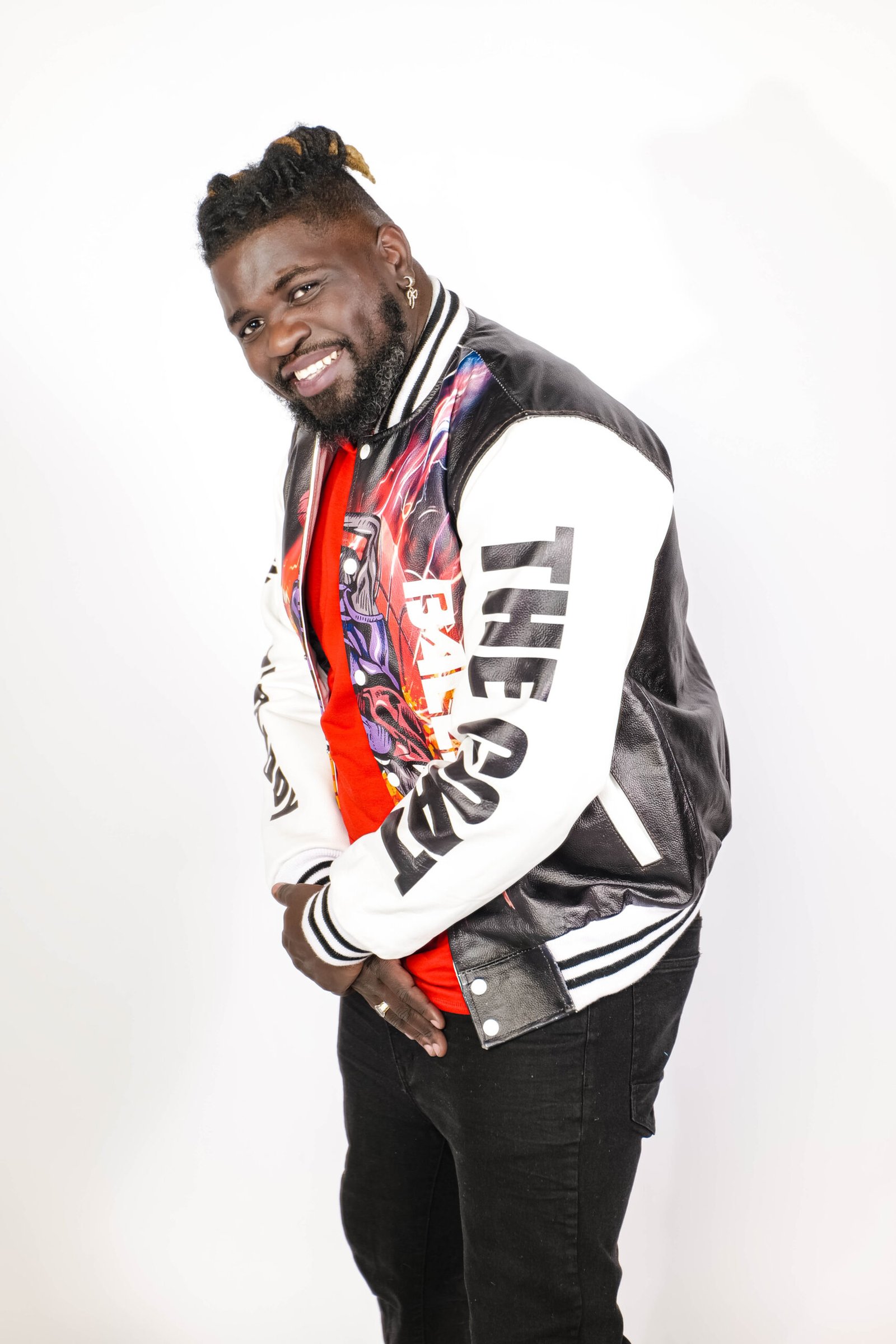 BE THE GOAT/ 3 DOWN LEATHER JACKET - Image 8